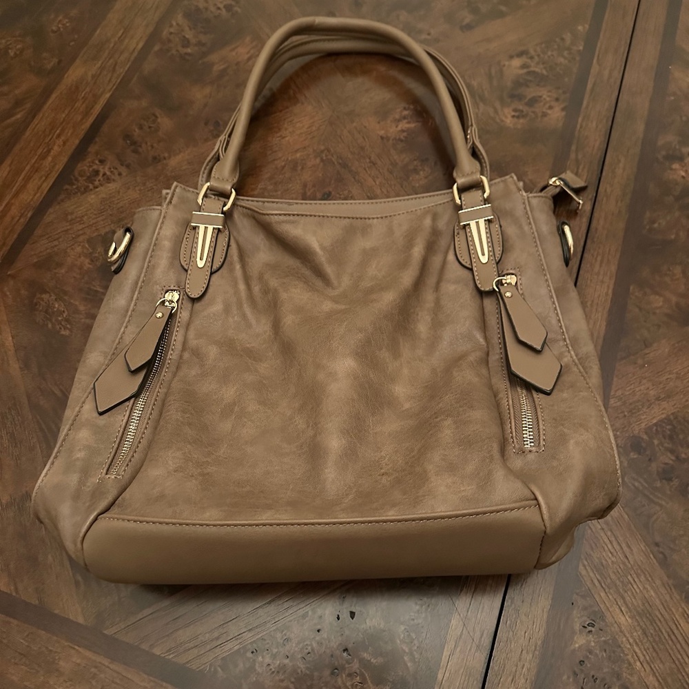 Cute brown leather bag